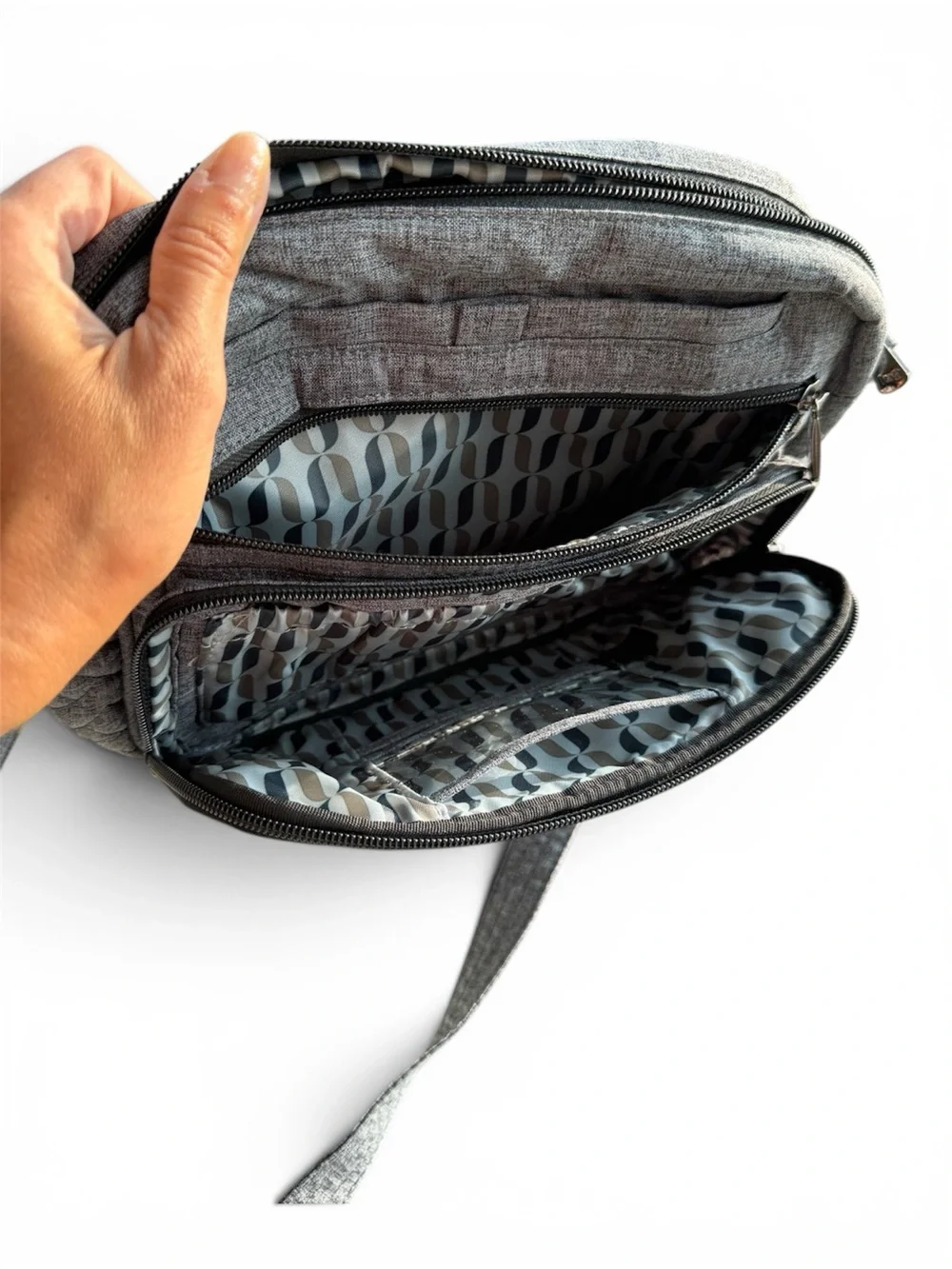 Lug Carousel XL Bag Charcoal Gray NWOT - Picture 3 of 5